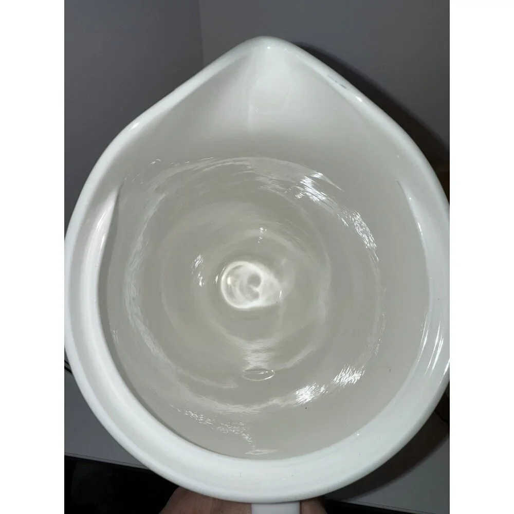 Lenox Viola Simply Fine Pour It On Pitcher with Locking Lid Bone China White NIB